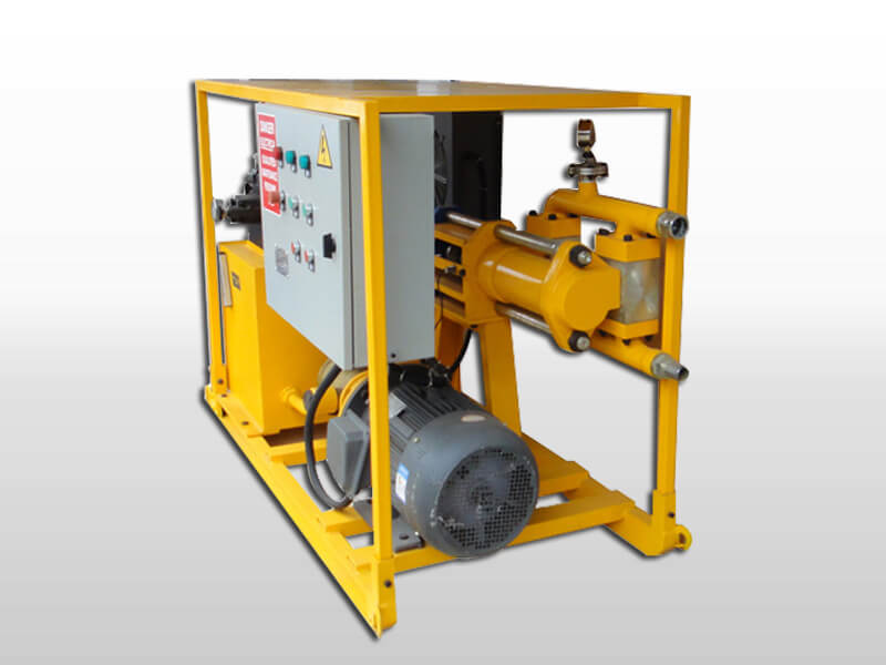 Hydraulic drive grouting pump