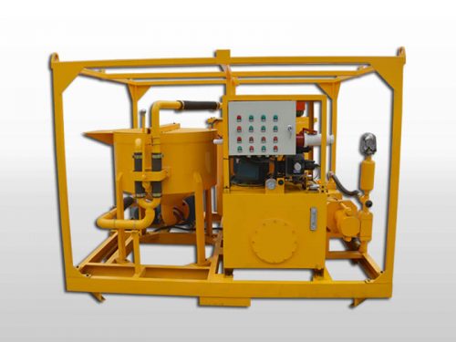 grout pump plant